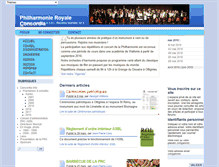 Tablet Screenshot of concordia.possoz.info